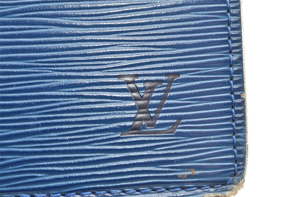 Authentic Louis Vuitton Epi Riviera Hand Bag Blue M48185 LV Junk 6516I