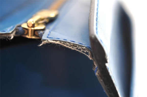 Authentic Louis Vuitton Epi Riviera Hand Bag Blue M48185 LV Junk 6516I