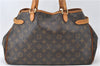 Authentic Louis Vuitton Monogram Batignolles Horizontal Tote Bag M51154 LV 6517E