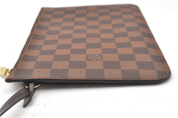Authentic Louis Vuitton Damier Neverfull Pouch Purse Clutch Bag LV 6517F