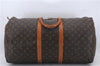 Authentic Louis Vuitton Monogram Keepall 55 Travel Boston Bag M41424 LV 6518D