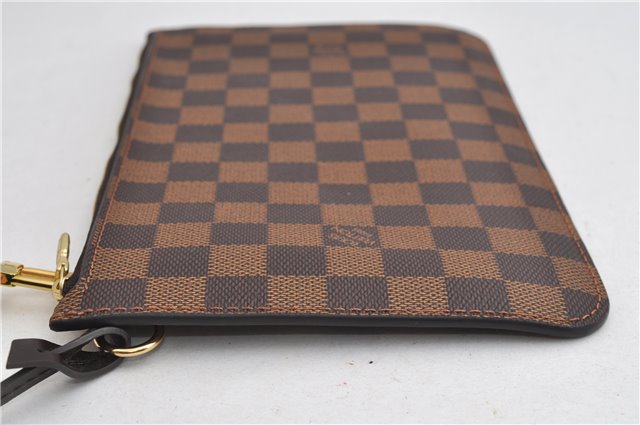 Authentic Louis Vuitton Damier Neverfull Pouch Purse Clutch Bag LV 6518F
