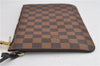 Authentic Louis Vuitton Damier Neverfull Pouch Purse Clutch Bag LV 6518F