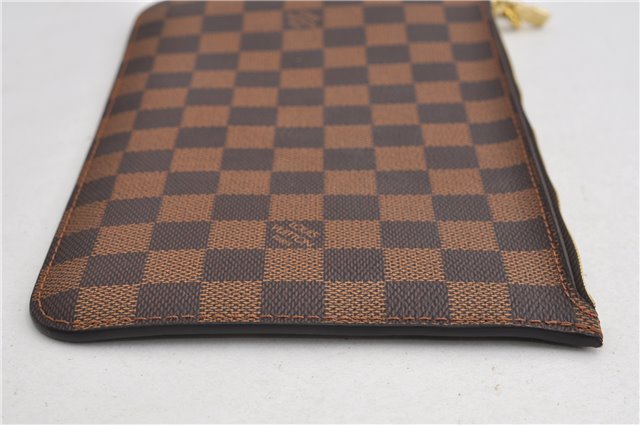 Authentic Louis Vuitton Damier Neverfull Pouch Purse Clutch Bag LV 6518F