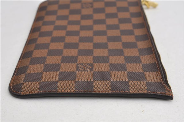 Authentic Louis Vuitton Damier Neverfull Pouch Purse Clutch Bag LV 6518F