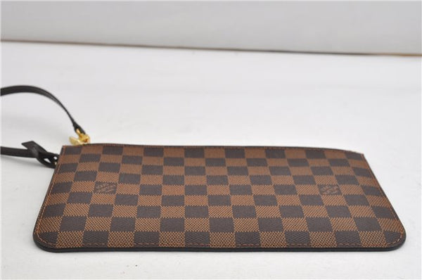 Authentic Louis Vuitton Damier Neverfull Pouch Purse Clutch Bag LV 6518F