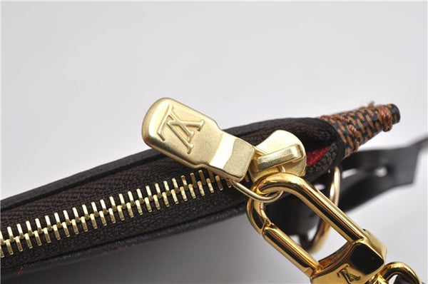 Authentic Louis Vuitton Damier Neverfull Pouch Purse Clutch Bag LV 6518F