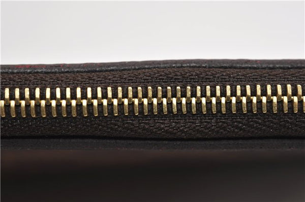 Authentic Louis Vuitton Damier Neverfull Pouch Purse Clutch Bag LV 6518F