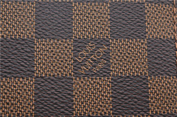 Authentic Louis Vuitton Damier Neverfull Pouch Purse Clutch Bag LV 6518F