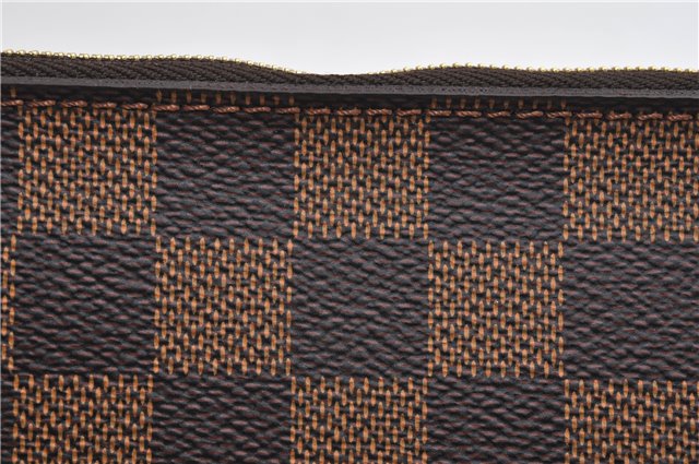 Authentic Louis Vuitton Damier Neverfull Pouch Purse Clutch Bag LV 6518F