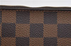 Authentic Louis Vuitton Damier Neverfull Pouch Purse Clutch Bag LV 6518F