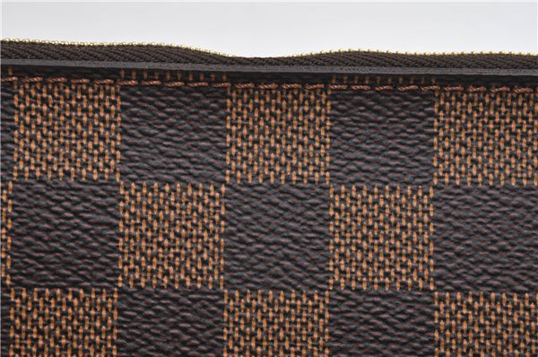 Authentic Louis Vuitton Damier Neverfull Pouch Purse Clutch Bag LV 6518F