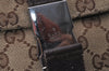 Authentic GUCCI Shoulder Cross Body Bag GG Canvas Leather 131211 Brown 6518I