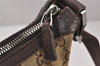 Authentic GUCCI Shoulder Cross Body Bag GG Canvas Leather 131211 Brown 6518I