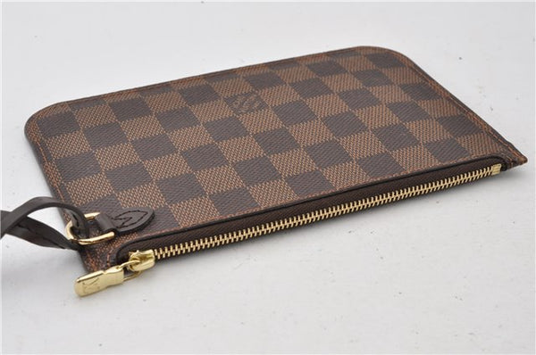 Authentic Louis Vuitton Damier Neverfull Pouch Purse Clutch Bag LV 6519F