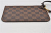 Authentic Louis Vuitton Damier Neverfull Pouch Purse Clutch Bag LV 6519F