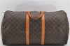 Authentic Louis Vuitton Monogram Keepall 55 Boston Bag M41424 LV 6522D