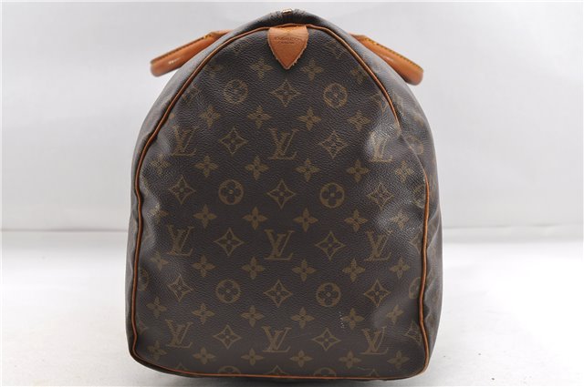 Authentic Louis Vuitton Monogram Keepall 55 Boston Bag M41424 LV 6522D