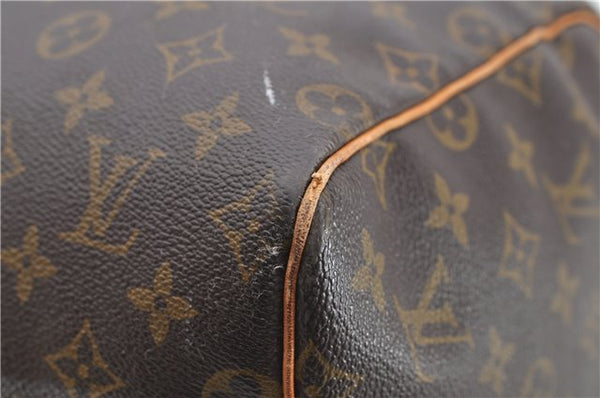 Authentic Louis Vuitton Monogram Keepall 55 Boston Bag M41424 LV 6522D