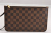 Authentic Louis Vuitton Damier Neverfull Pouch Purse Clutch Bag LV 6522F