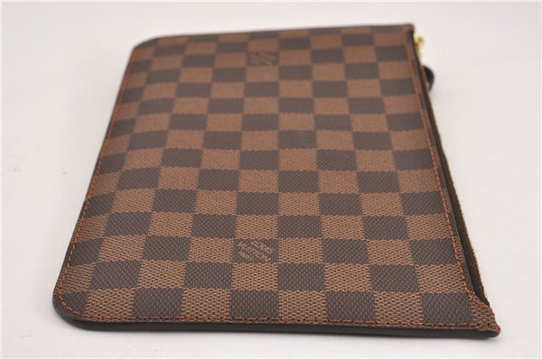 Authentic Louis Vuitton Damier Neverfull Pouch Purse Clutch Bag LV 6522F