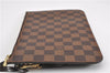 Authentic Louis Vuitton Damier Neverfull Pouch Purse Clutch Bag LV 6522F