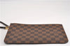 Authentic Louis Vuitton Damier Neverfull Pouch Purse Clutch Bag LV 6522F