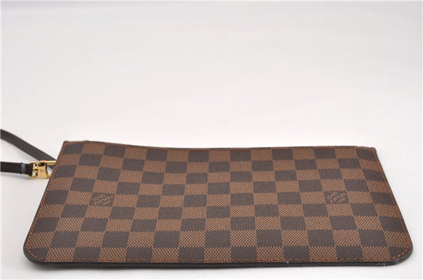 Authentic Louis Vuitton Damier Neverfull Pouch Purse Clutch Bag LV 6522F