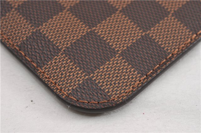 Authentic Louis Vuitton Damier Neverfull Pouch Purse Clutch Bag LV 6522F