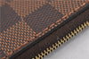 Authentic Louis Vuitton Damier Neverfull Pouch Purse Clutch Bag LV 6522F