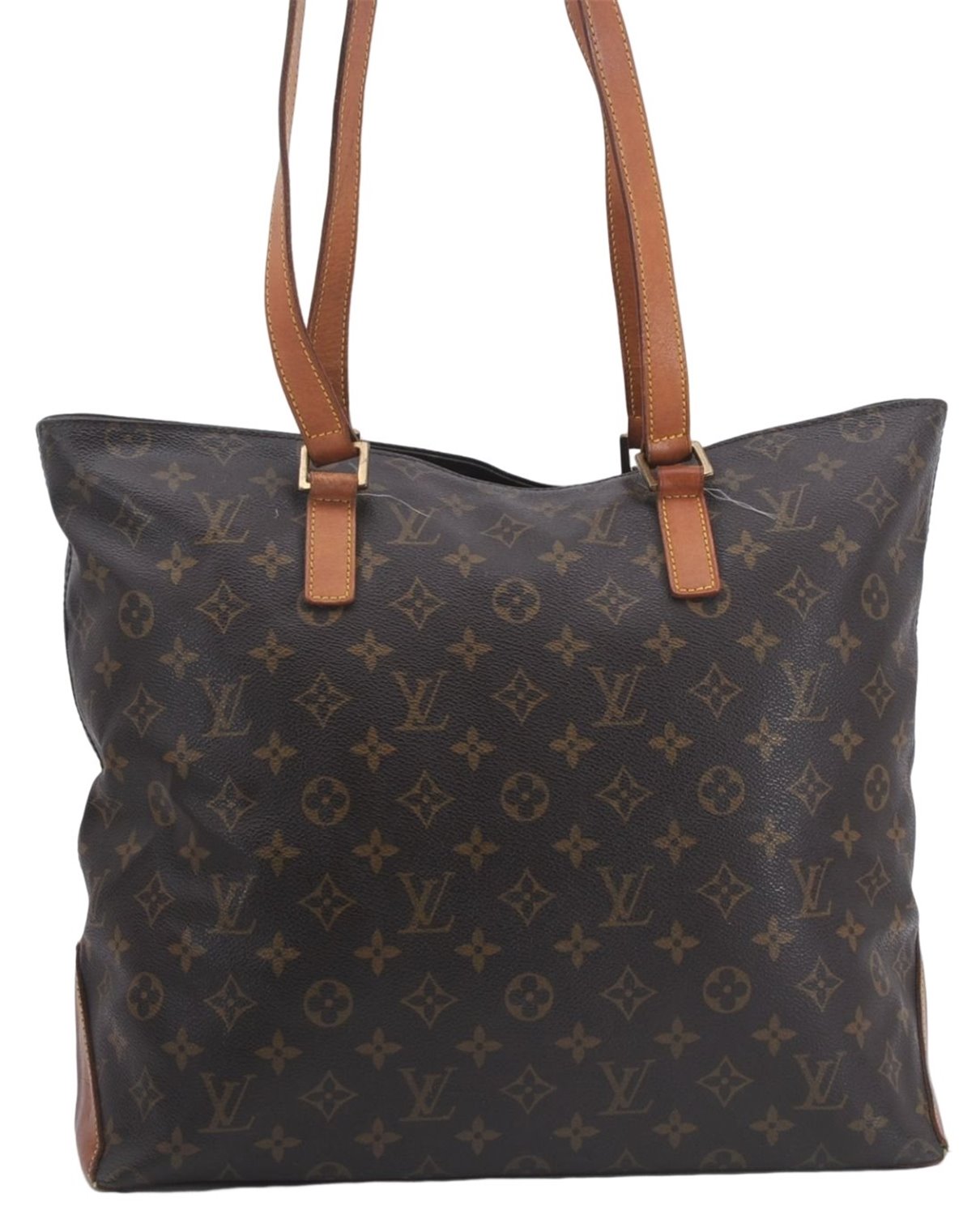 Authentic Louis Vuitton Monogram Cabas Mezzo Tote Bag M51151 LV 6523D