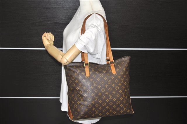 Authentic Louis Vuitton Monogram Cabas Mezzo Tote Bag M51151 LV 6523D