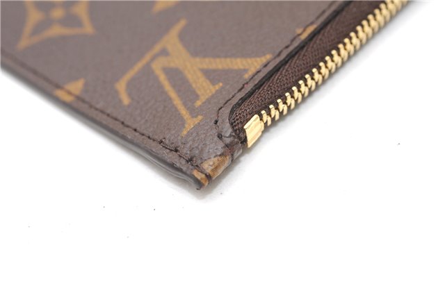 Authentic Louis Vuitton Monogram Neverfull Pouch Purse Clutch Bag Pink LV 6525F