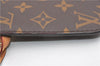 Authentic Louis Vuitton Monogram Neverfull Pouch Purse Clutch Bag Pink LV 6526F