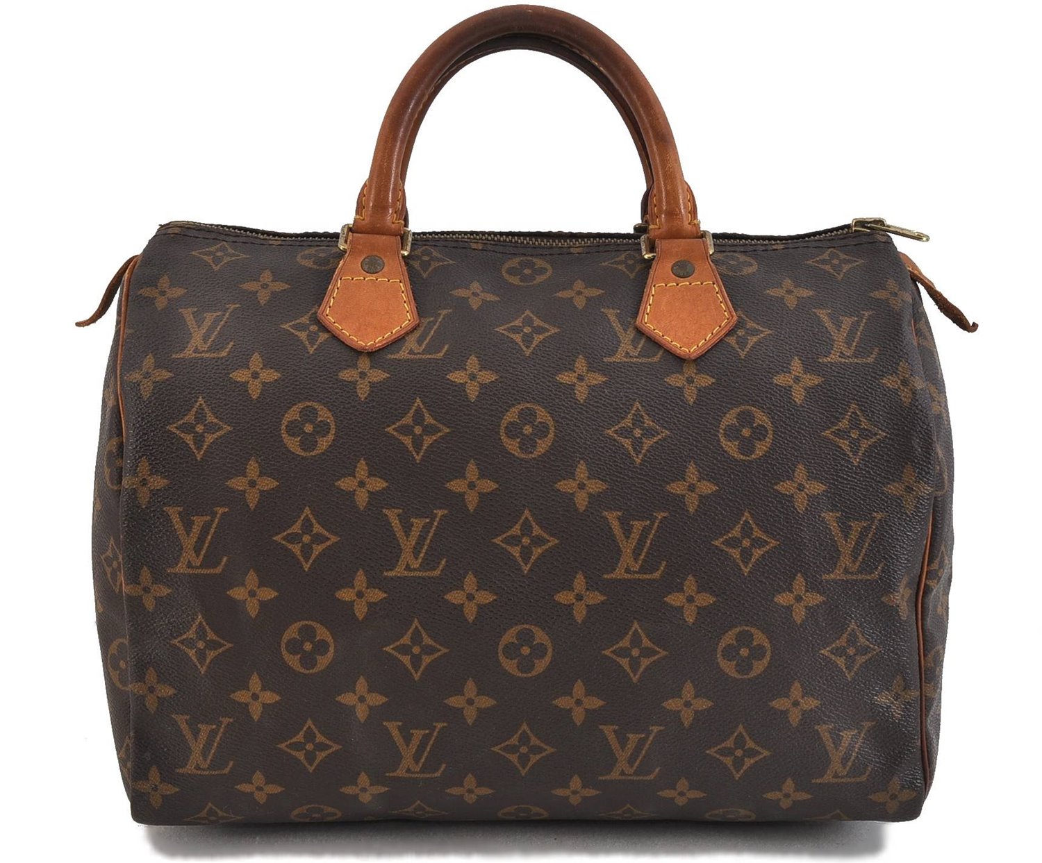 Authentic LOUIS VUITTON Monogram Speedy 30 Hand Bag M41526 LV 6527C