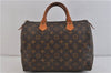 Authentic LOUIS VUITTON Monogram Speedy 30 Hand Bag M41526 LV 6527C