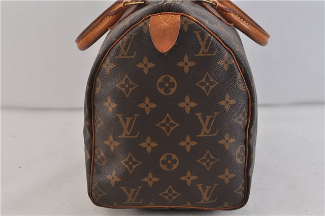 Authentic LOUIS VUITTON Monogram Speedy 30 Hand Bag M41526 LV 6527C