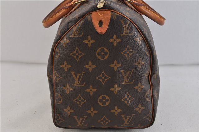 Authentic LOUIS VUITTON Monogram Speedy 30 Hand Bag M41526 LV 6527C