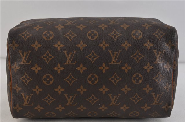 Authentic LOUIS VUITTON Monogram Speedy 30 Hand Bag M41526 LV 6527C