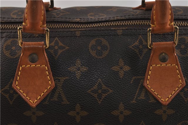 Authentic LOUIS VUITTON Monogram Speedy 30 Hand Bag M41526 LV 6527C