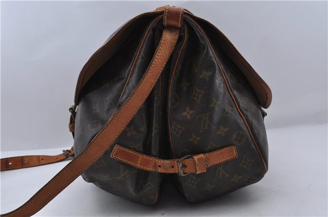 Auth LOUIS VUITTON Monogram Saumur 35 Shoulder Cross Body Bag M42254 LV 6528C