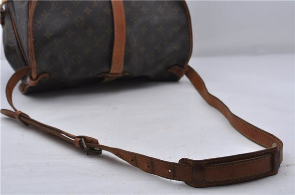 Auth LOUIS VUITTON Monogram Saumur 35 Shoulder Cross Body Bag M42254 LV 6528C