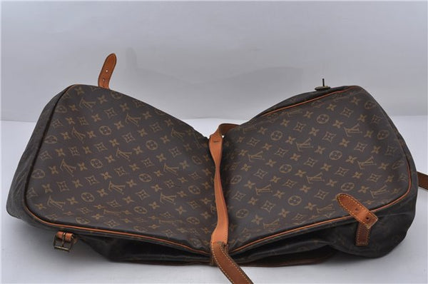 Auth LOUIS VUITTON Monogram Saumur 35 Shoulder Cross Body Bag M42254 LV 6528C