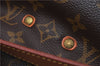 Auth LOUIS VUITTON Monogram Saumur 35 Shoulder Cross Body Bag M42254 LV 6528C