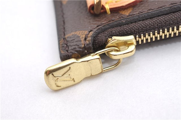 Authentic Louis Vuitton Monogram Neverfull Pouch Purse Clutch Bag LV 6529F