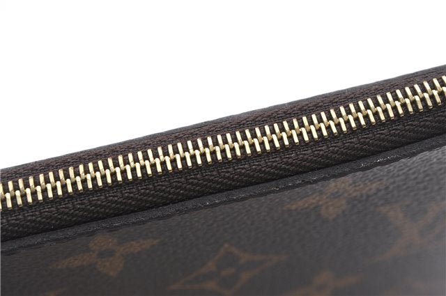 Authentic Louis Vuitton Monogram Neverfull Pouch Purse Clutch Bag LV 6529F