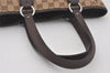 Authentic GUCCI Vintage Shoulder Tote Bag GG Canvas Leather 113019 Brown 6530I