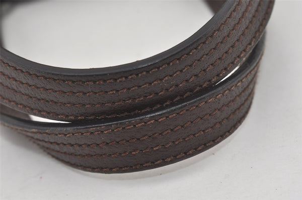 Authentic GUCCI Vintage Shoulder Tote Bag GG Canvas Leather 113019 Brown 6530I