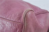 Authentic BALENCIAGA Classic The Twiggy 2Way Hand Bag Leather 128523 Pink 6532B