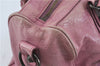 Authentic BALENCIAGA Classic The Twiggy 2Way Hand Bag Leather 128523 Pink 6532B